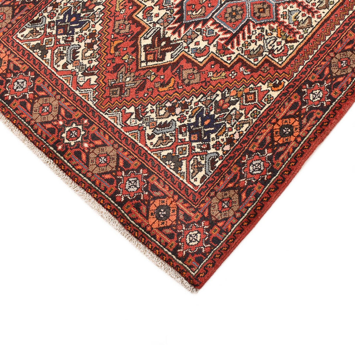 Tapis persan - Nomadic - 123 x 75 cm - rouge clair