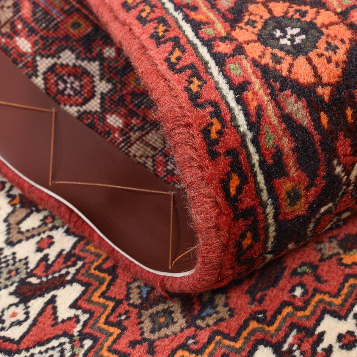 Tapis persan - Nomadic - 123 x 75 cm - rouge clair