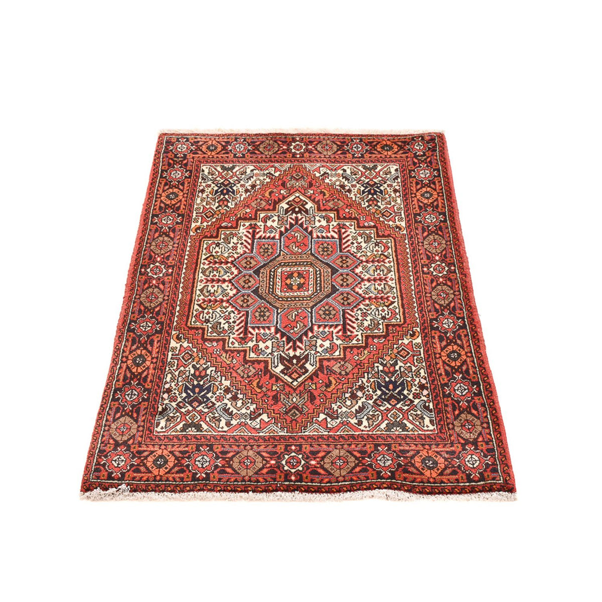 Tapis persan - Nomadic - 123 x 75 cm - rouge clair