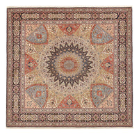 Tapis persan - Tabriz - Royal carré  - 254 x 248 cm - beige foncé