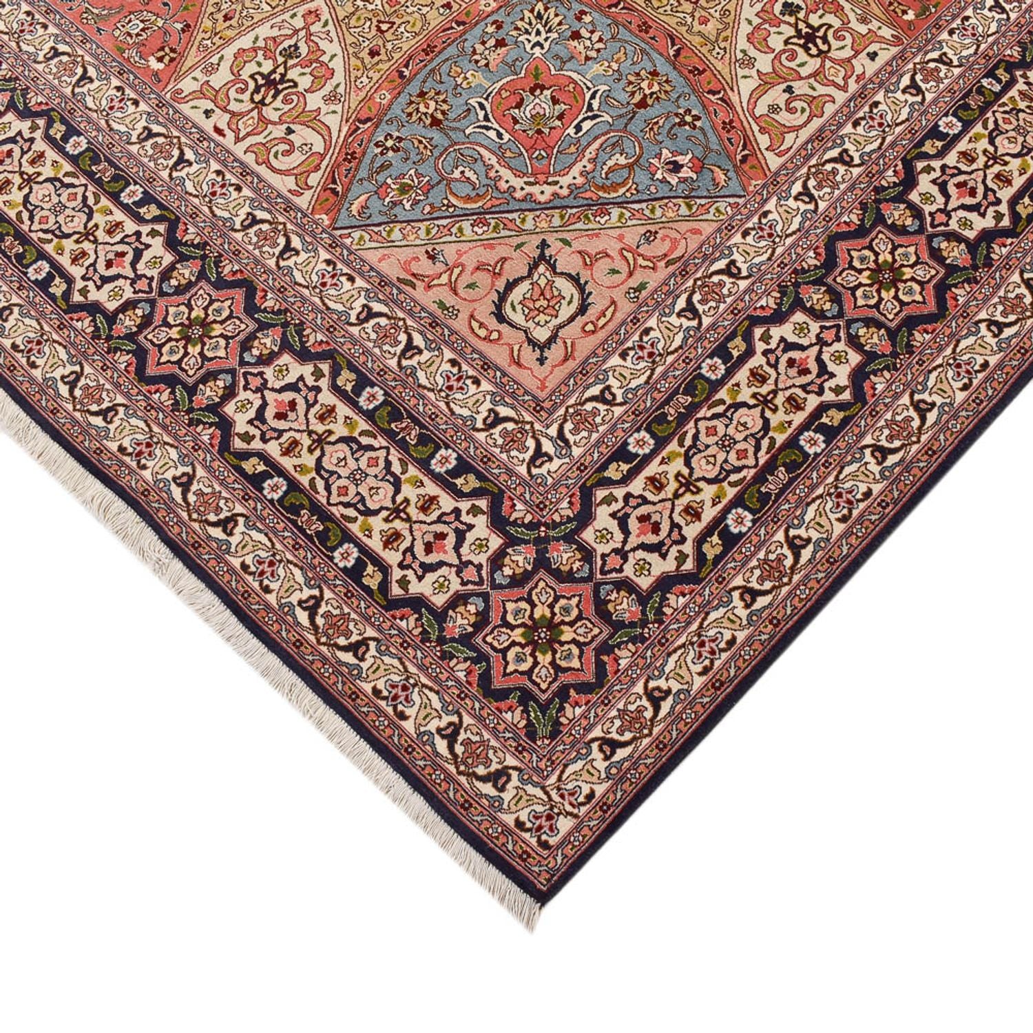 Tapis persan - Tabriz - Royal carré  - 254 x 248 cm - beige foncé