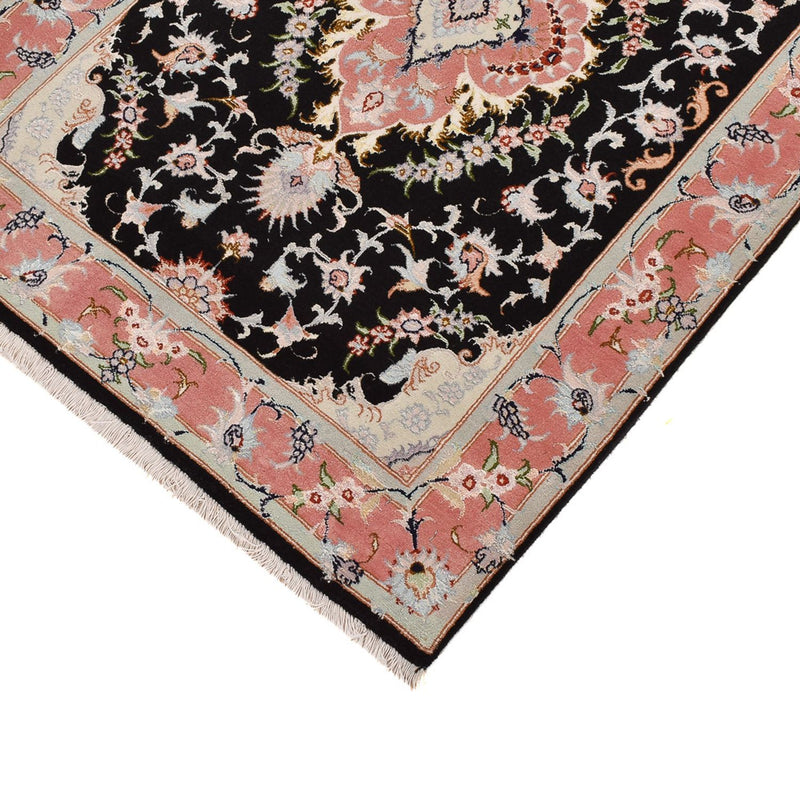 Tapis de couloir Tapis persan - Tabriz - Royal - 300 x 83 cm - bleu foncé