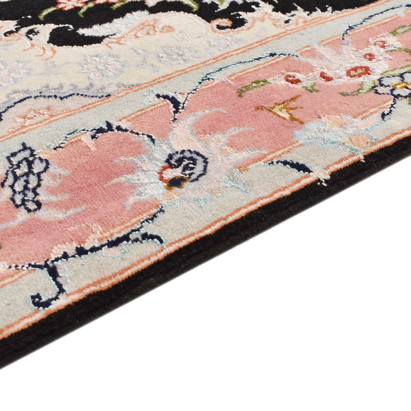 Tapis de couloir Tapis persan - Tabriz - Royal - 300 x 83 cm - bleu foncé