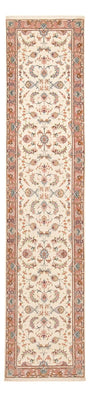 Tapis de couloir Tapis persan - Tabriz - Premium - 347 x 77 cm - beige