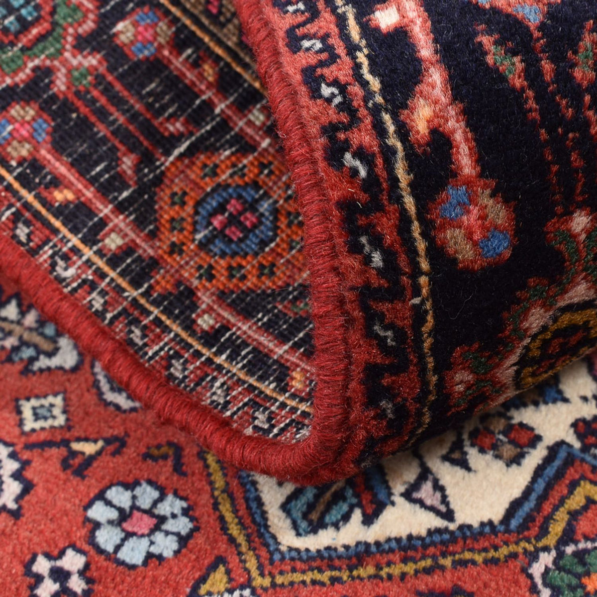 Tapis persan - Nomadic - 123 x 76 cm - rouge