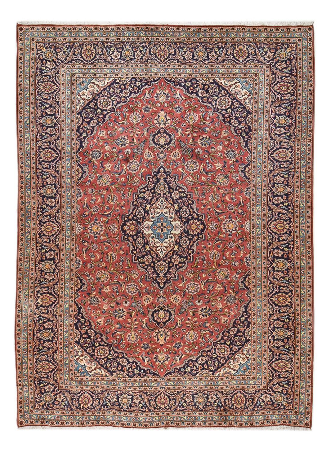 Tapis persan - Keshan - 340 x 248 cm - rouge