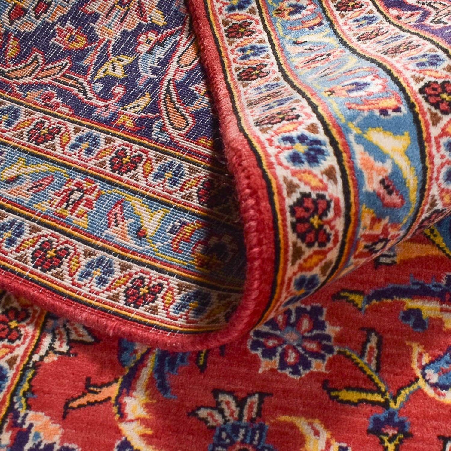Tapis persan - Keshan - 340 x 248 cm - rouge