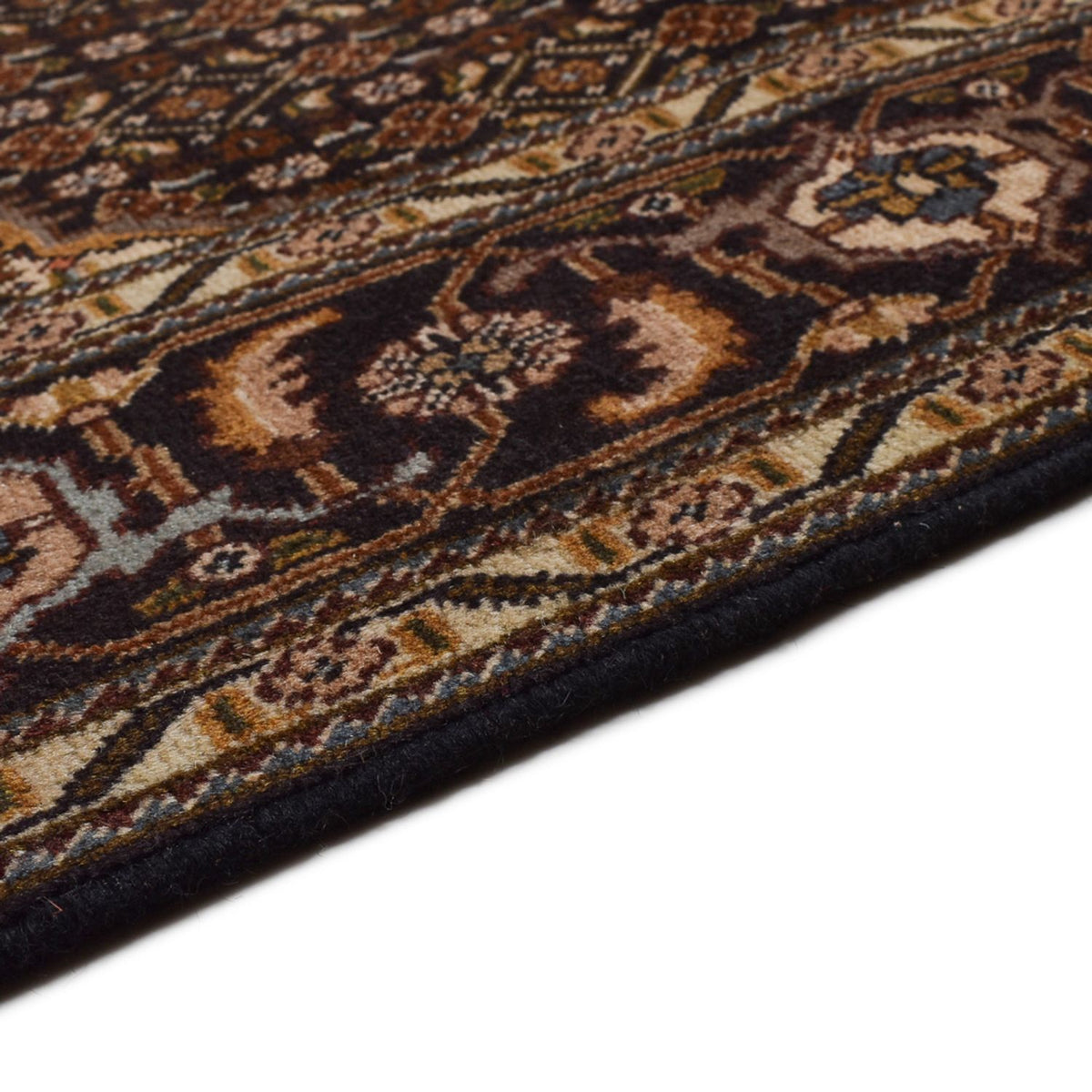Tapis persan - Tabriz - Royal - 205 x 146 cm - marron foncé