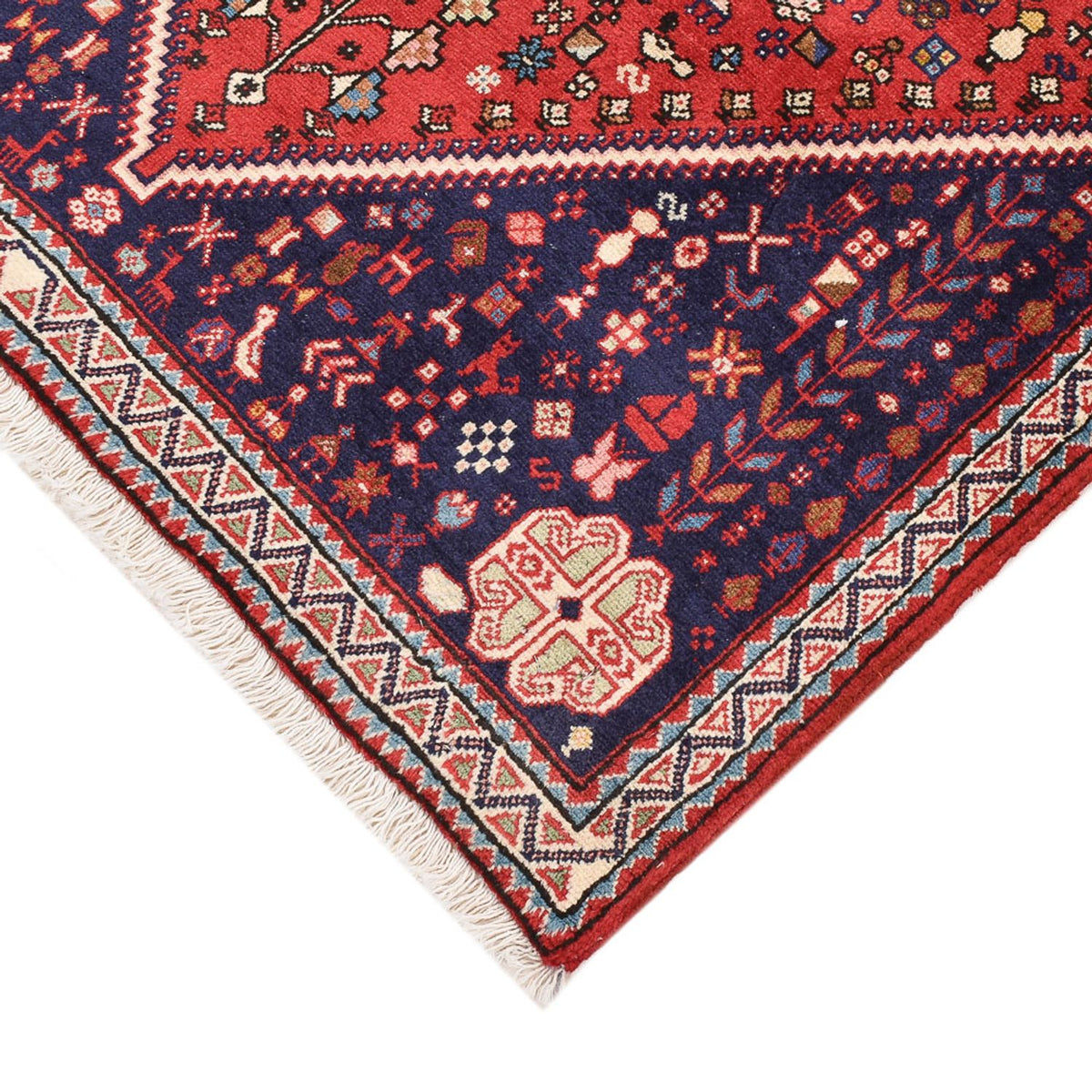 Tapis persan - Nomadic - 147 x 100 cm - rouge