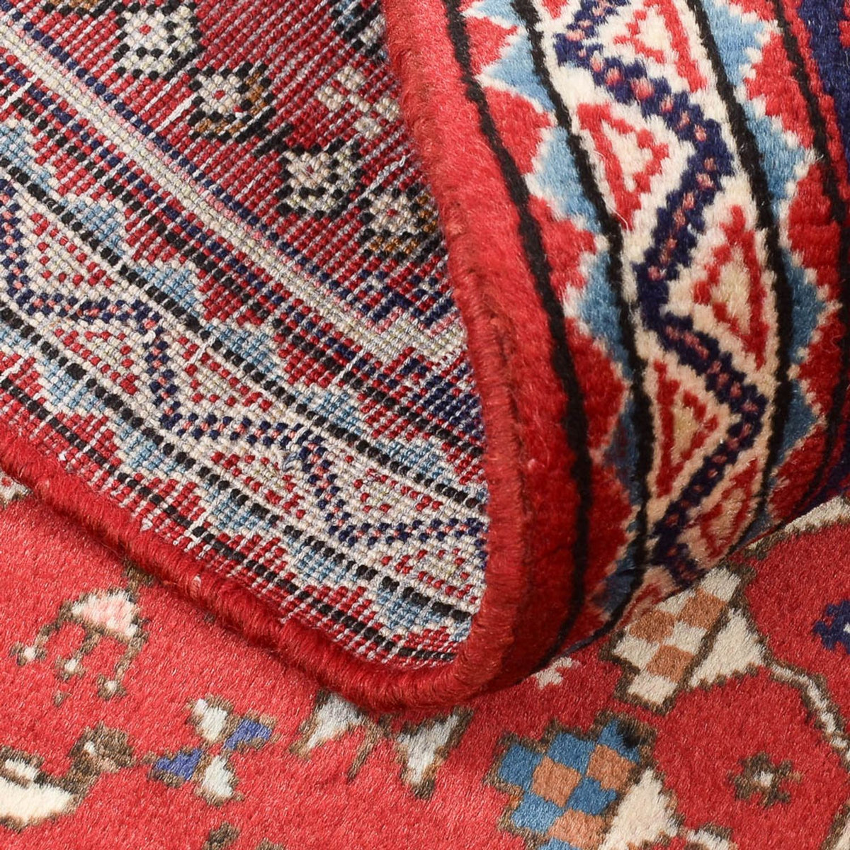 Tapis persan - Nomadic - 147 x 100 cm - rouge