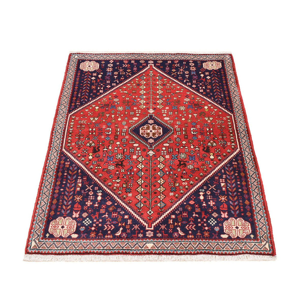 Tapis persan - Nomadic - 147 x 100 cm - rouge