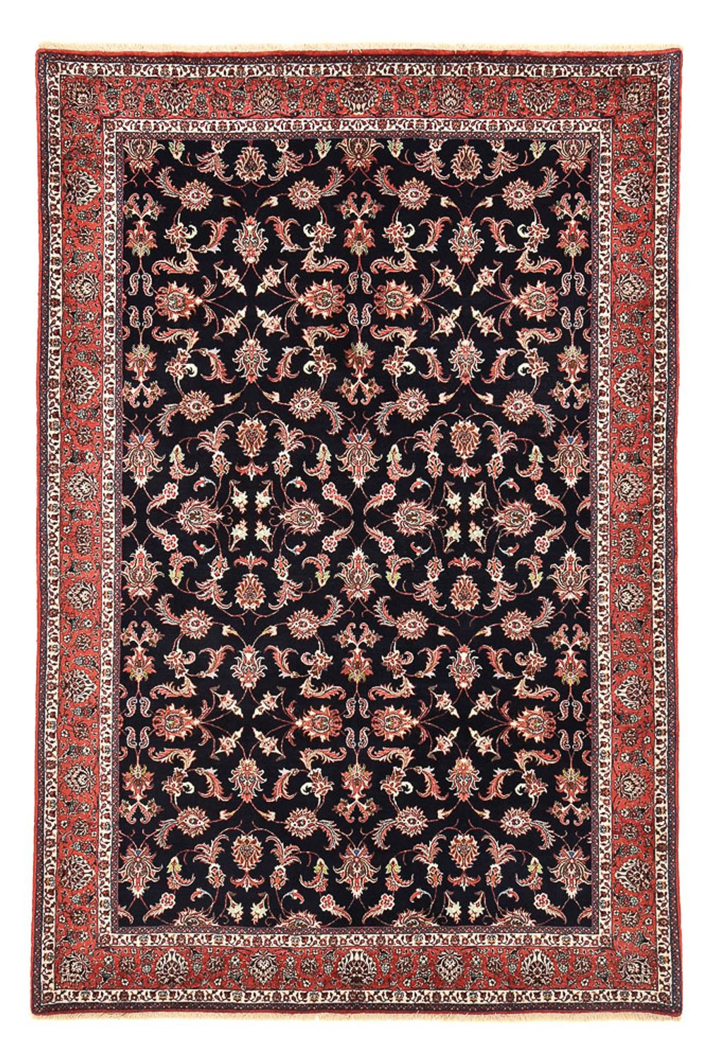 Tapis persan - Bidjar - 298 x 202 cm - bleu foncé