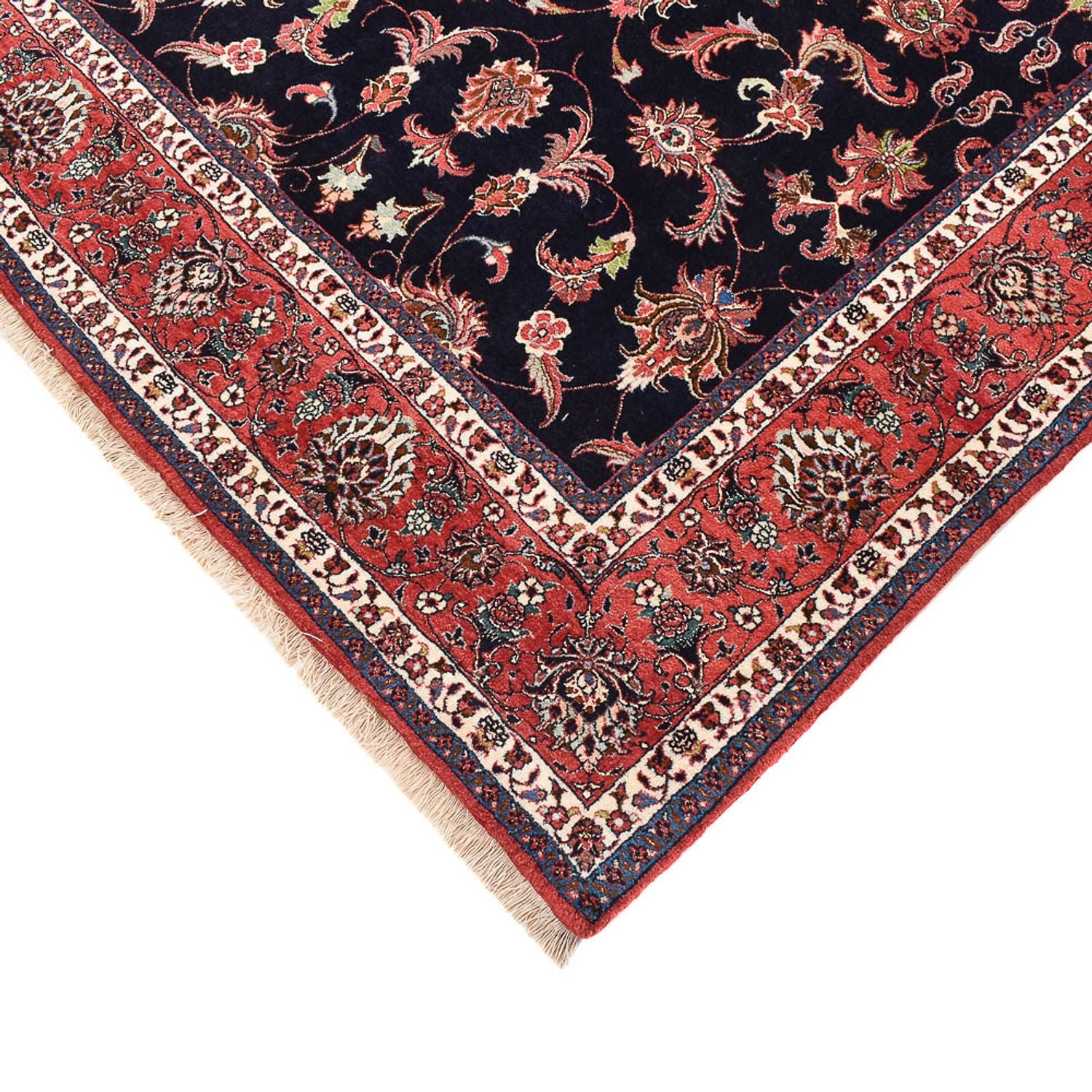 Tapis persan - Bidjar - 298 x 202 cm - bleu foncé