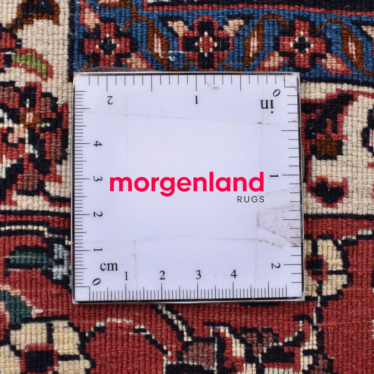 Tapis persan - Bidjar - 298 x 202 cm - bleu foncé