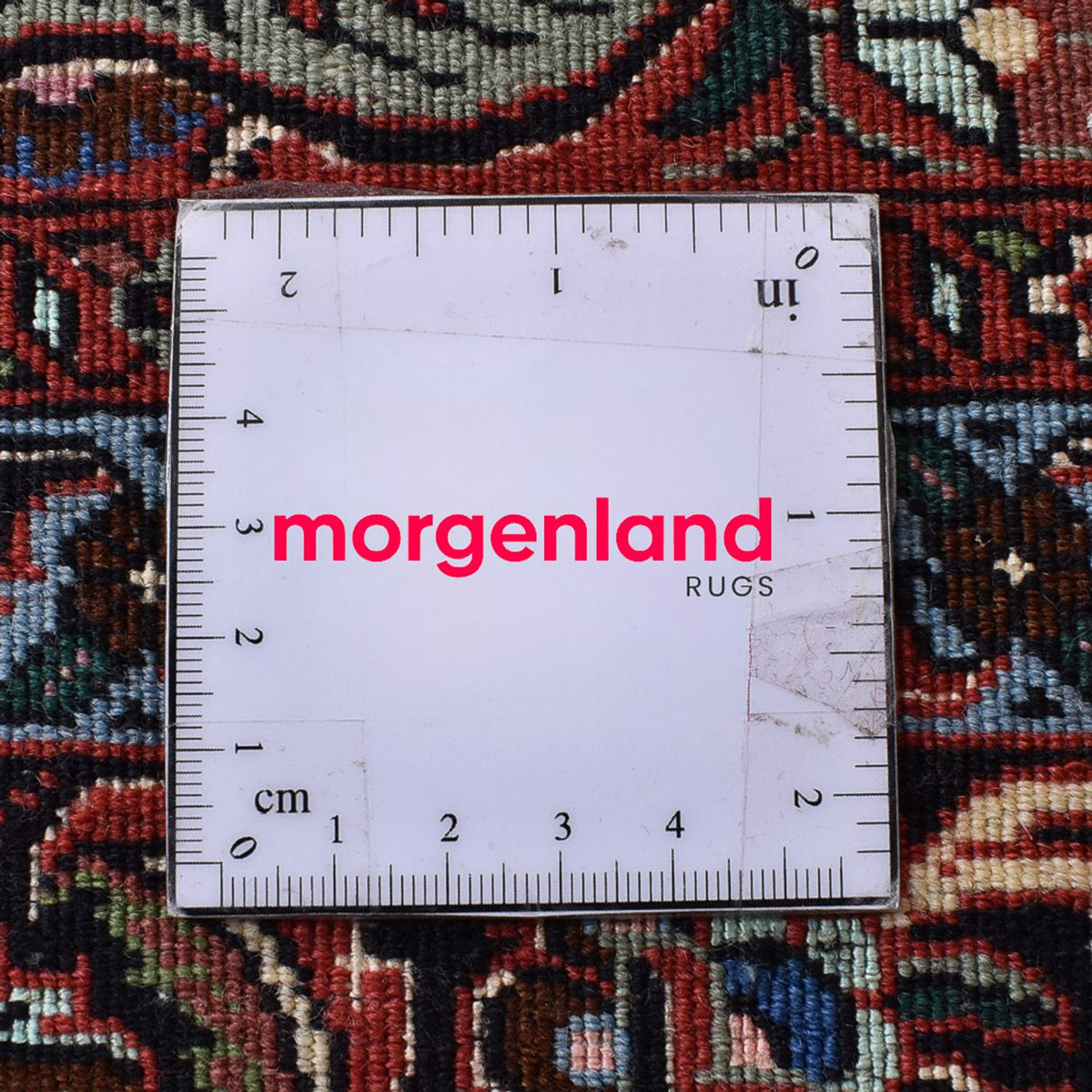 Tapis persan - Bidjar - 302 x 201 cm - rouge clair