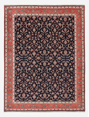 Tapis persan - Bidjar - 400 x 301 cm - bleu foncé