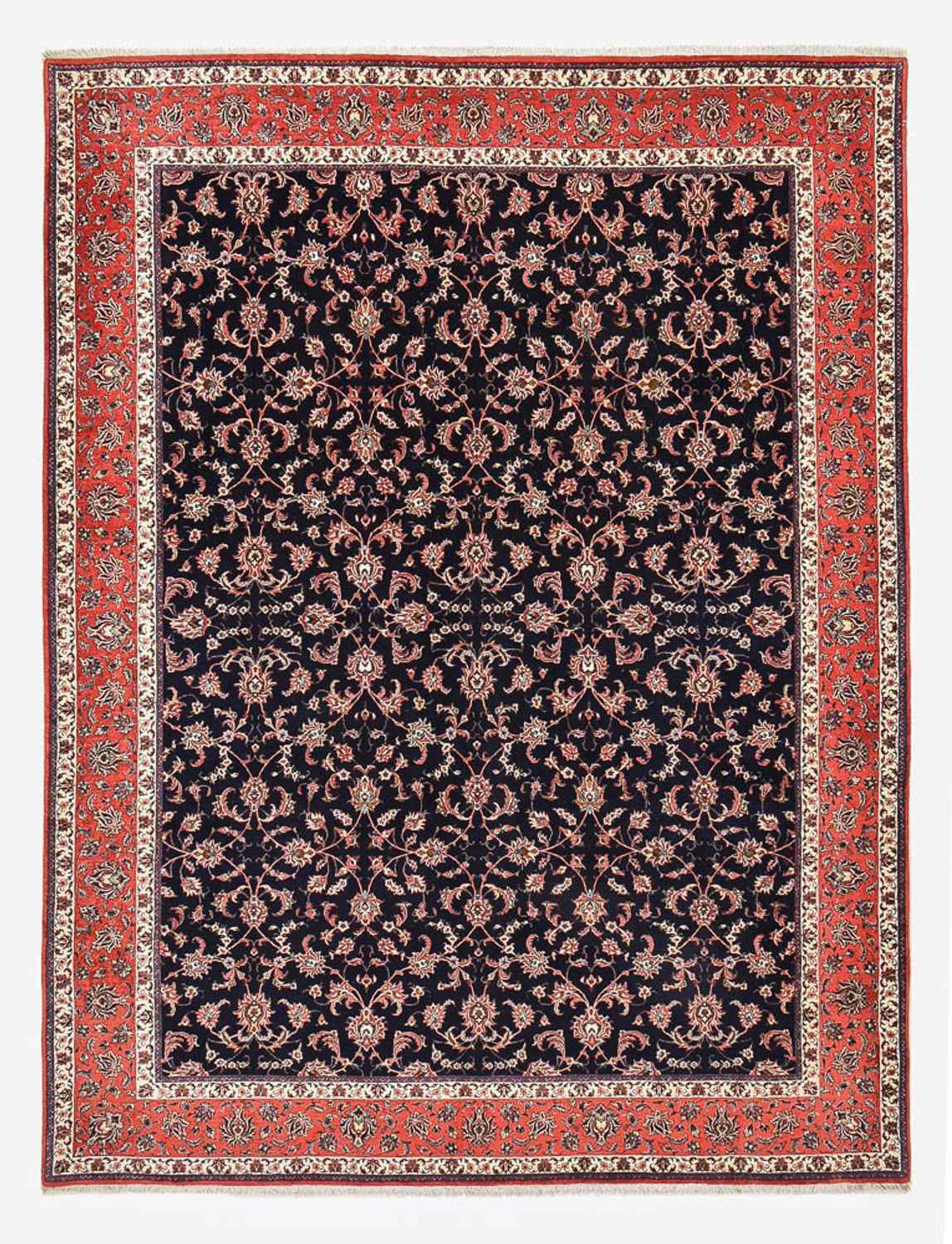 Tapis persan - Bidjar - 400 x 301 cm - bleu foncé