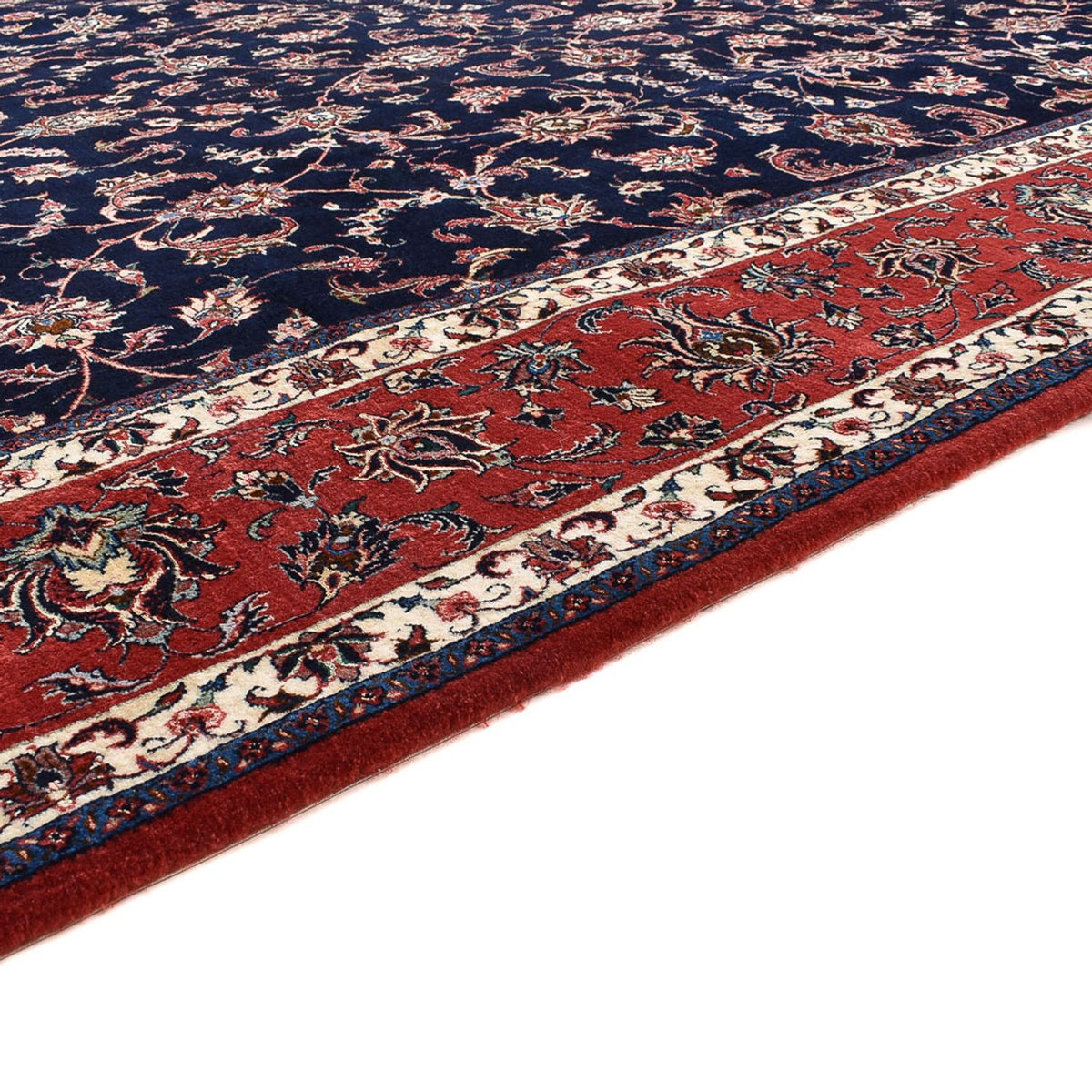Tapis persan - Bidjar - 400 x 301 cm - bleu foncé