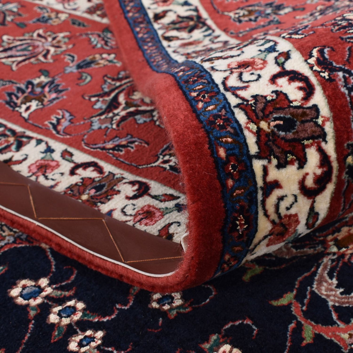 Tapis persan - Bidjar - 400 x 301 cm - bleu foncé