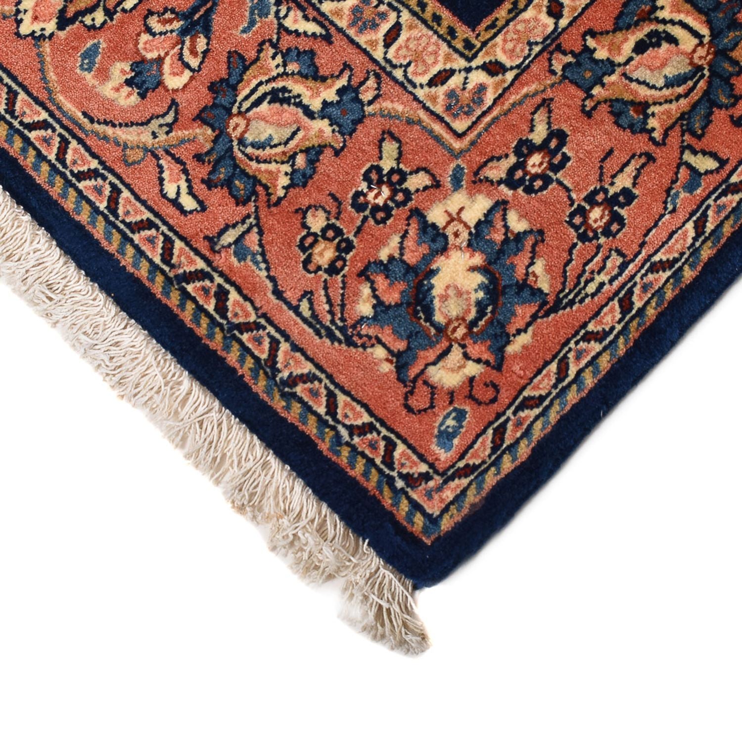 Tapis persan - Classique - 170 x 136 cm - bleu foncé