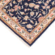 Tapis de couloir Tapis persan - Ghom - Royal - 244 x 58 cm - bleu foncé