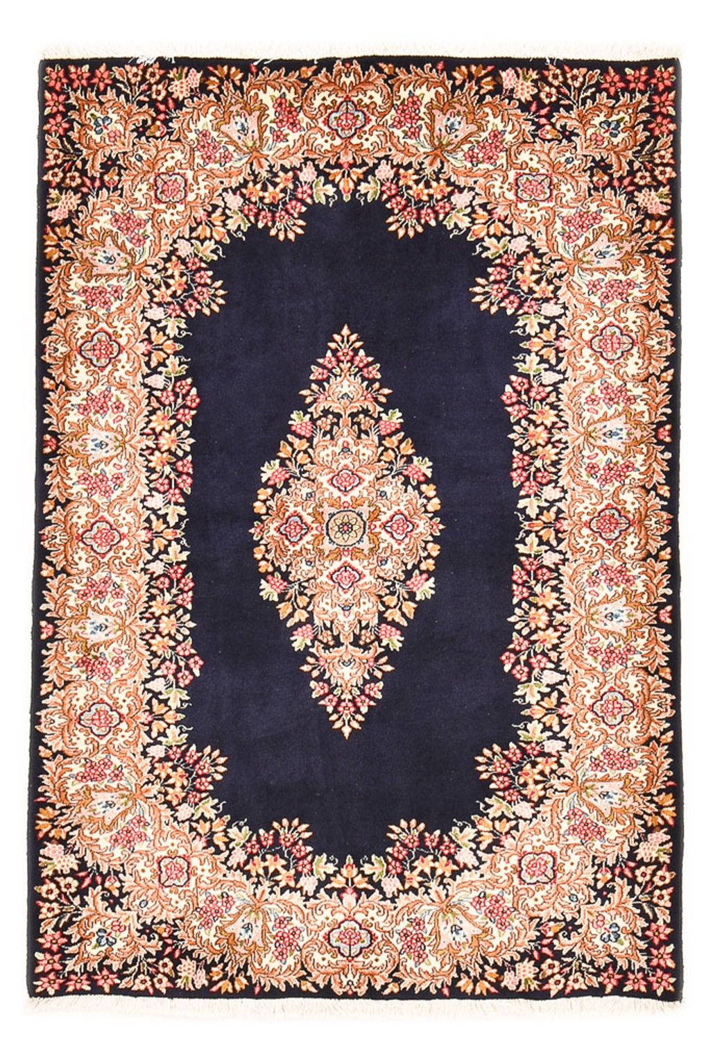 Tapis persan - Royal - 158 x 115 cm - bleu foncé