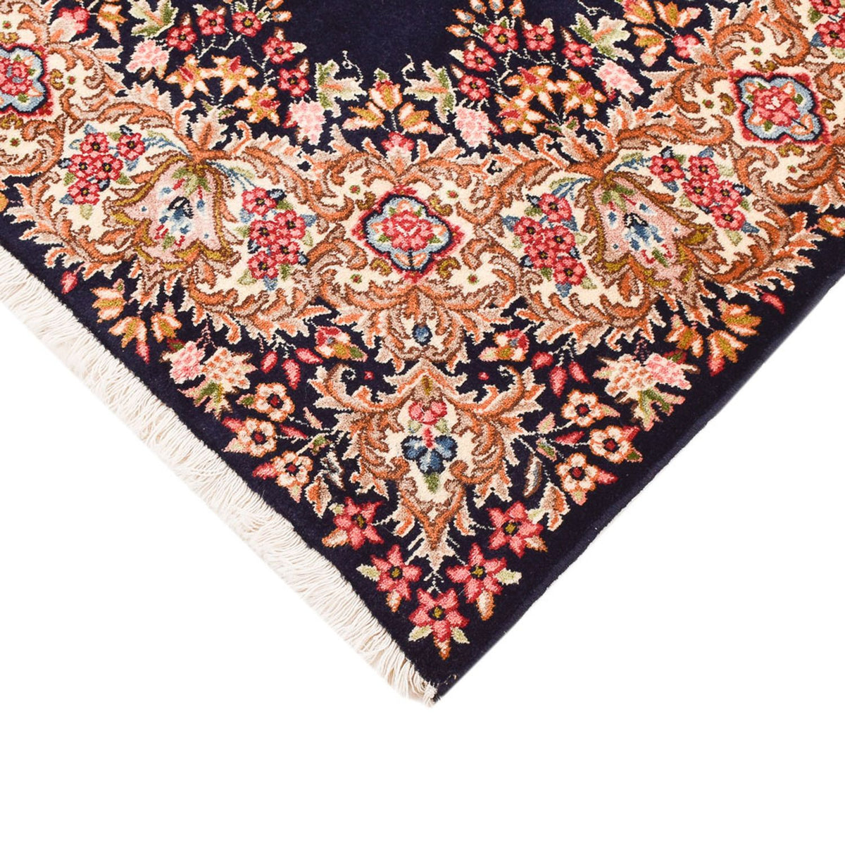 Tapis persan - Royal - 158 x 115 cm - bleu foncé