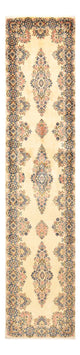 Tapis de couloir Tapis persan - Royal - 390 x 85 cm - beige