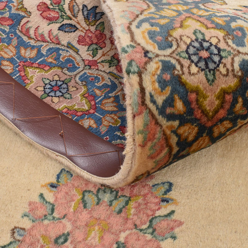 Tapis de couloir Tapis persan - Royal - 390 x 85 cm - beige