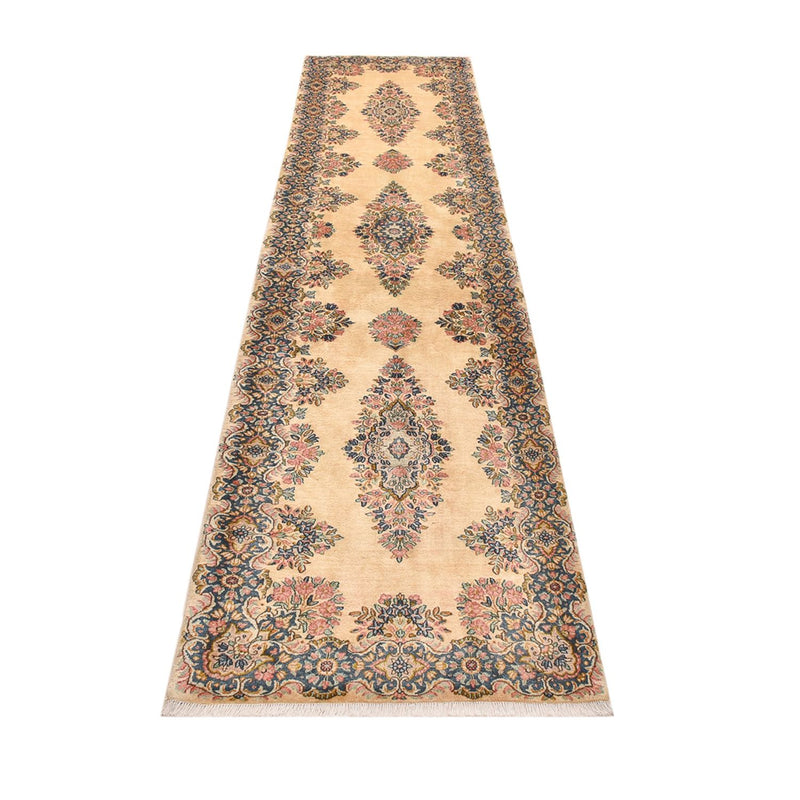 Tapis de couloir Tapis persan - Royal - 390 x 85 cm - beige