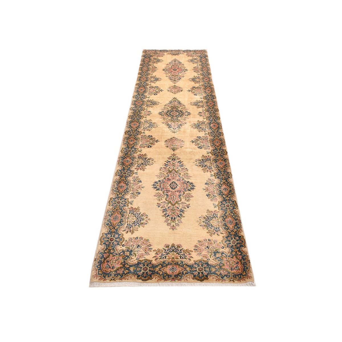 Tapis de couloir Tapis persan - Royal - 392 x 90 cm - beige