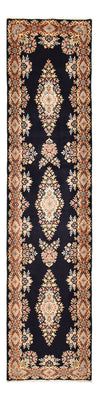 Tapis de couloir Tapis persan - Royal - 394 x 98 cm - bleu foncé