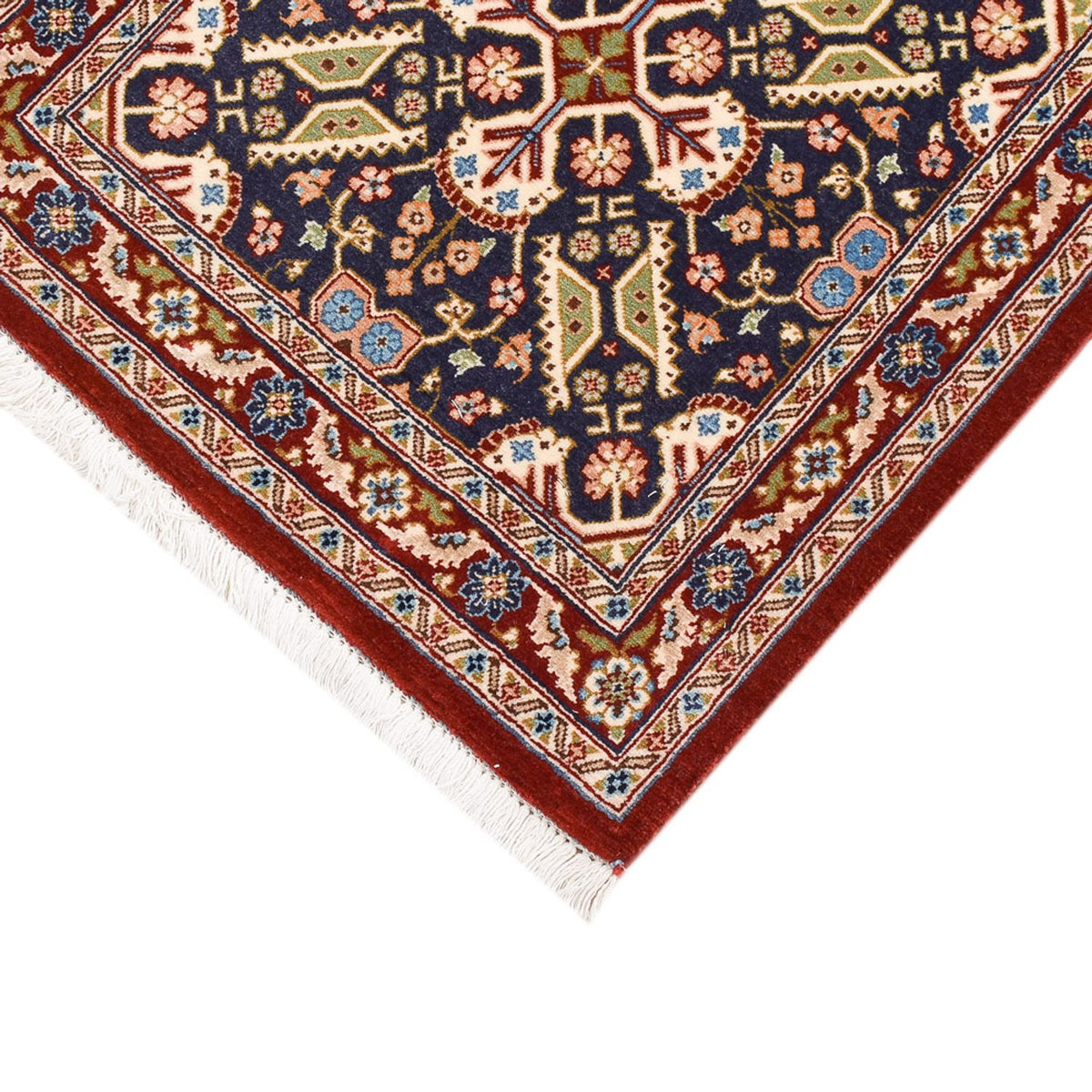 Tapis de couloir Tapis persan - Ghom - Royal - 193 x 51 cm - beige foncé