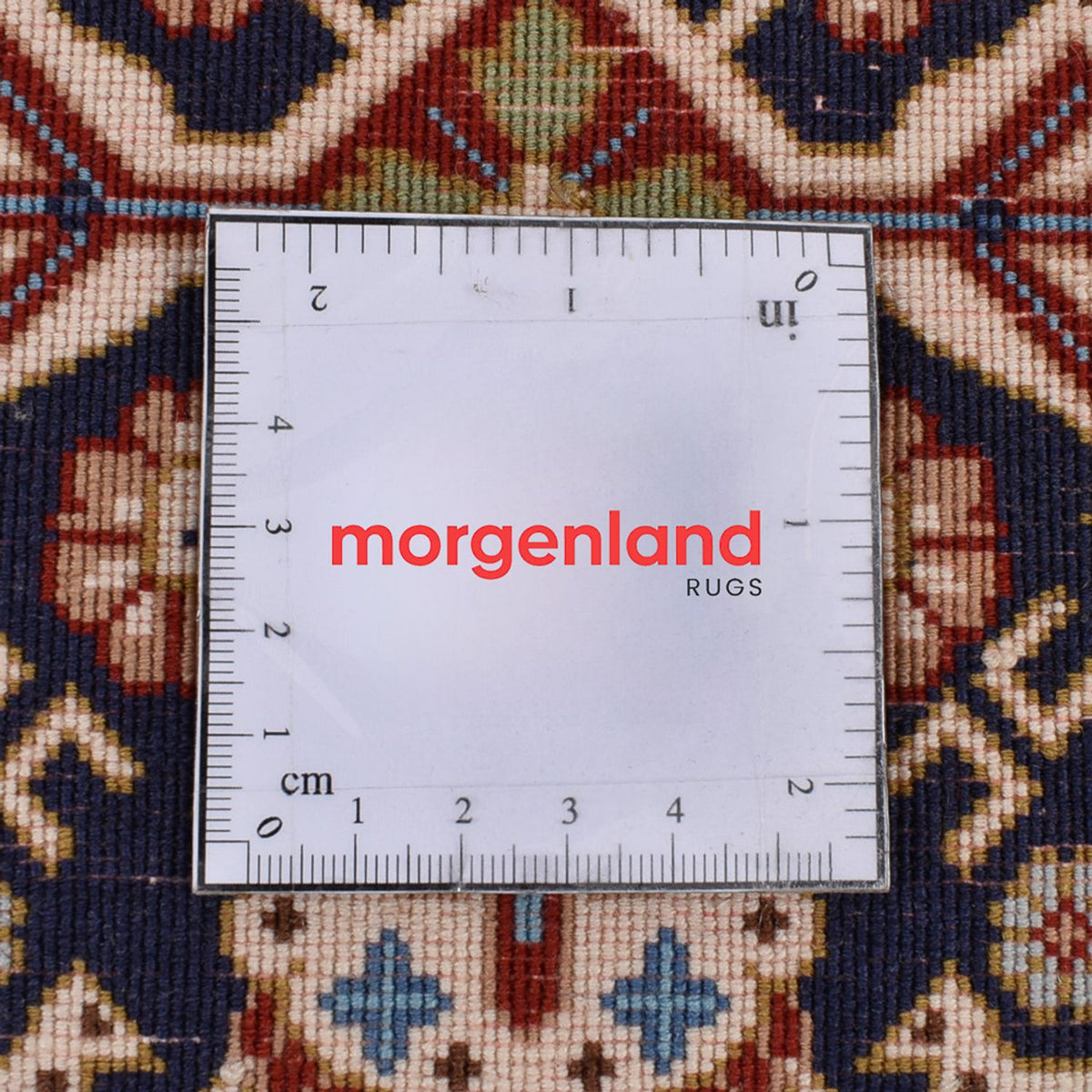 Tapis de couloir Tapis persan - Ghom - Royal - 193 x 51 cm - beige foncé