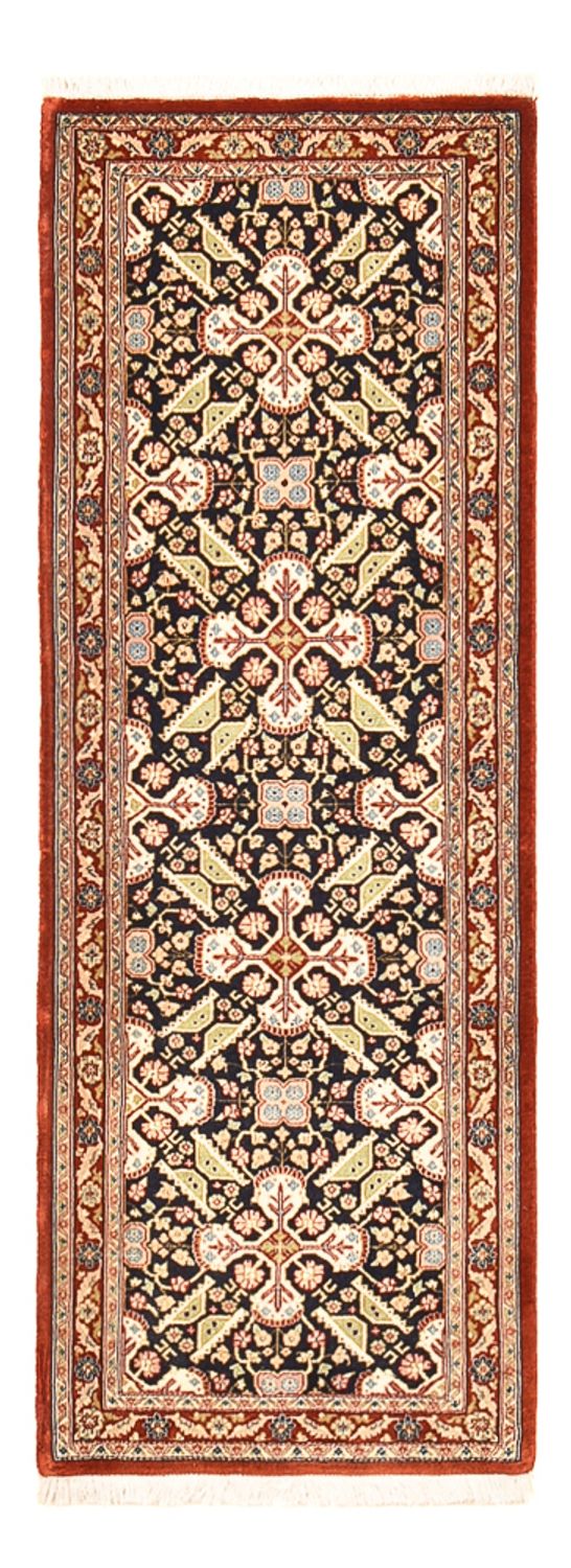 Tapis de couloir Tapis persan - Ghom - Royal - 150 x 54 cm - beige foncé