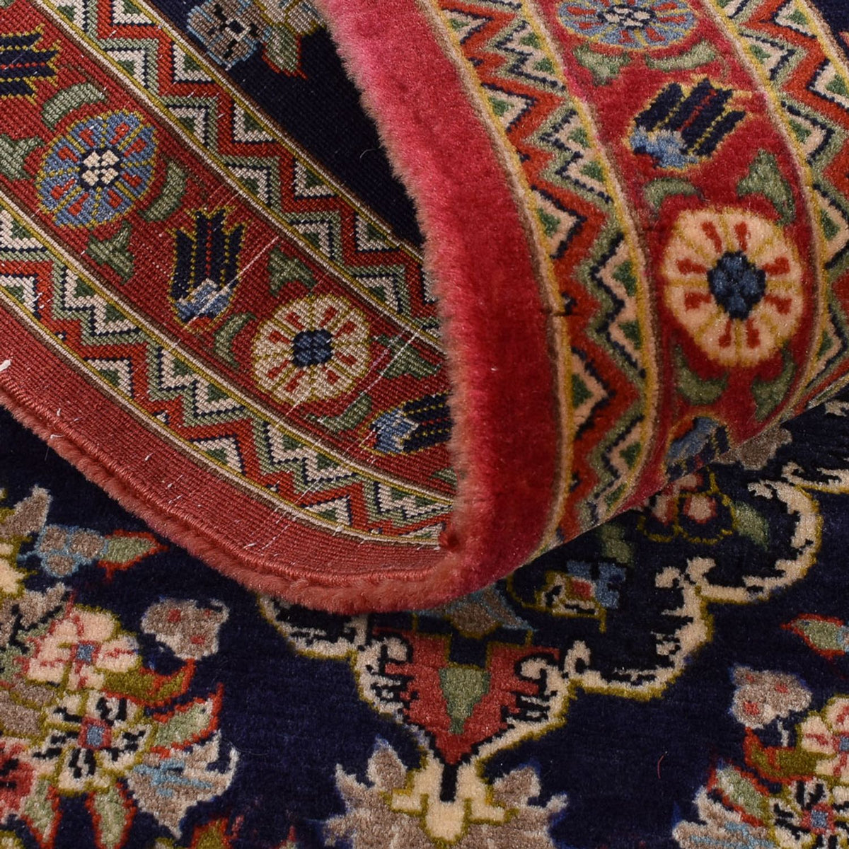 Tapis de couloir Tapis persan - Ghom - Royal - 223 x 69 cm - multicolore