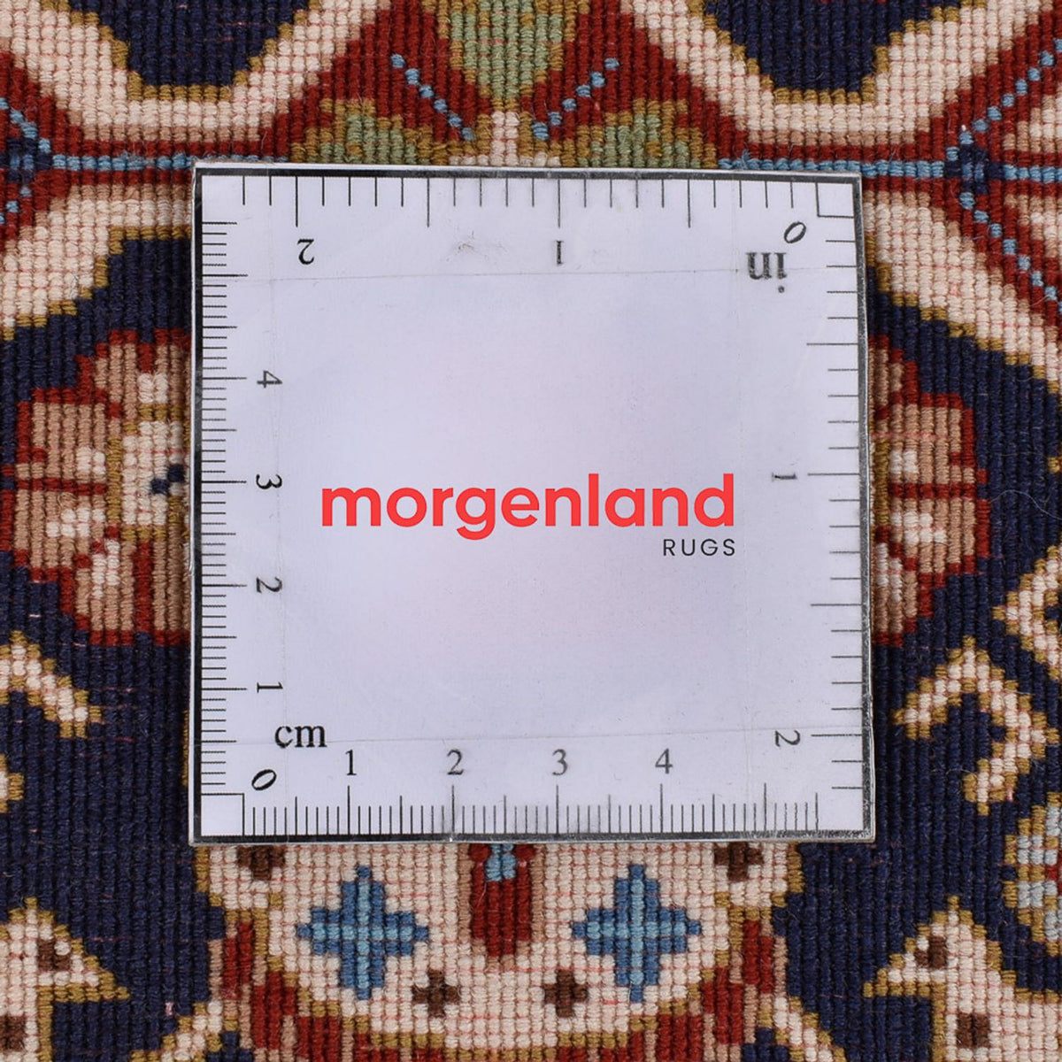 Tapis de couloir Tapis persan - Ghom - Royal - 191 x 53 cm - beige foncé