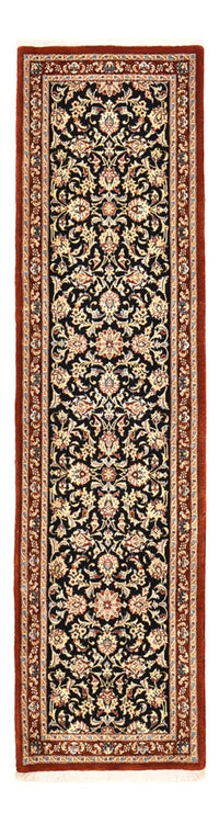 Tapis de couloir Tapis persan - Ghom - Royal - 201 x 54 cm - beige foncé