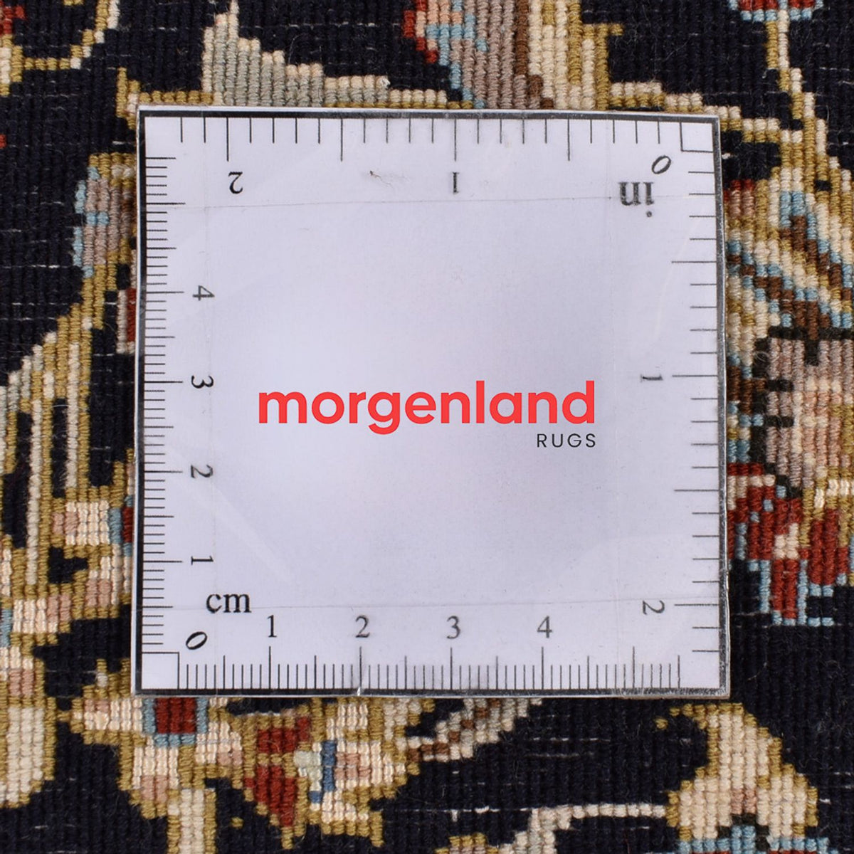 Tapis de couloir Tapis persan - Ghom - Royal - 201 x 54 cm - beige foncé