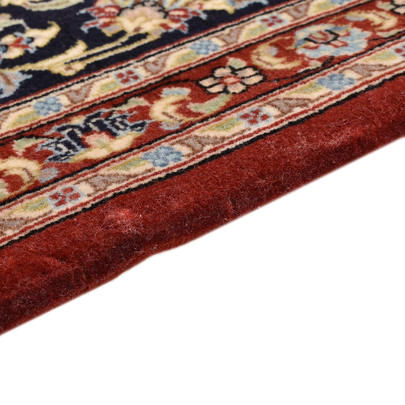 Tapis de couloir Tapis persan - Ghom - Royal - 193 x 54 cm - beige foncé