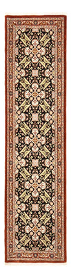 Tapis de couloir Tapis persan - Ghom - Royal - 203 x 54 cm - beige foncé