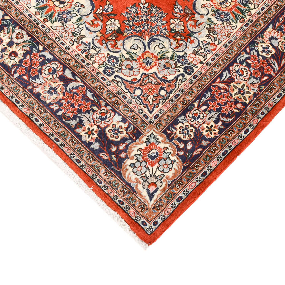 Tapis persan - Ghom - Royal - 196 x 131 cm - rouge