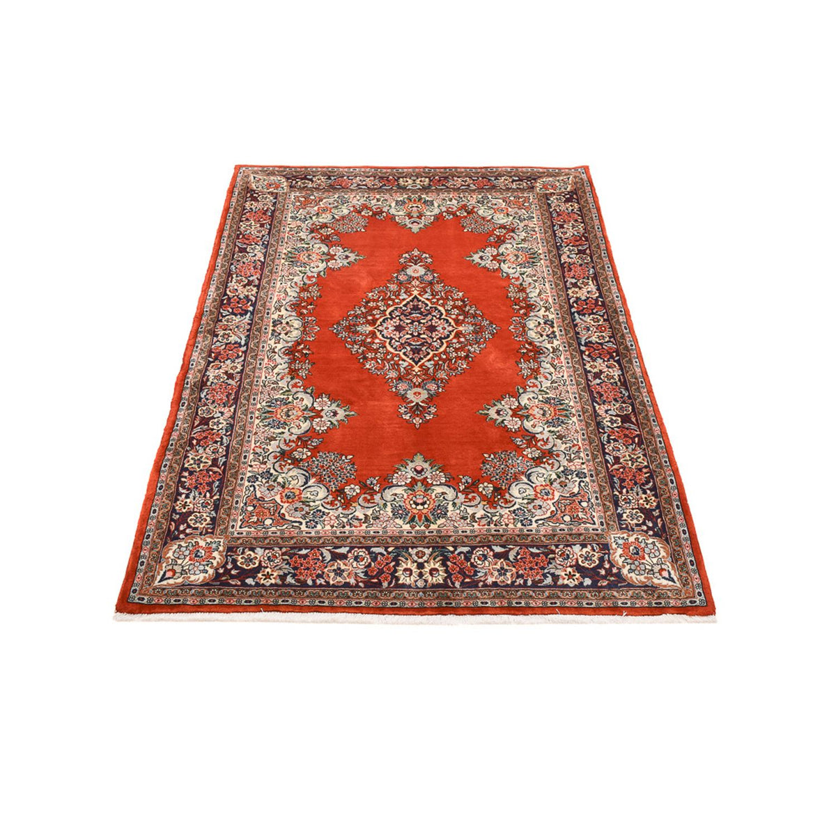 Tapis persan - Ghom - Royal - 196 x 131 cm - rouge