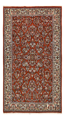 Tapis de couloir Tapis persan - Classique - 230 x 128 cm - rouge foncé