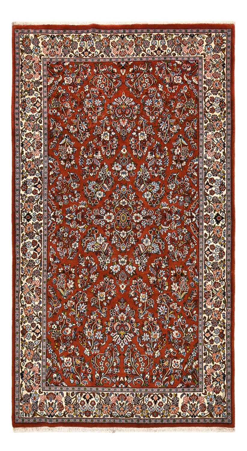 Tapis de couloir Tapis persan - Classique - 230 x 128 cm - rouge foncé