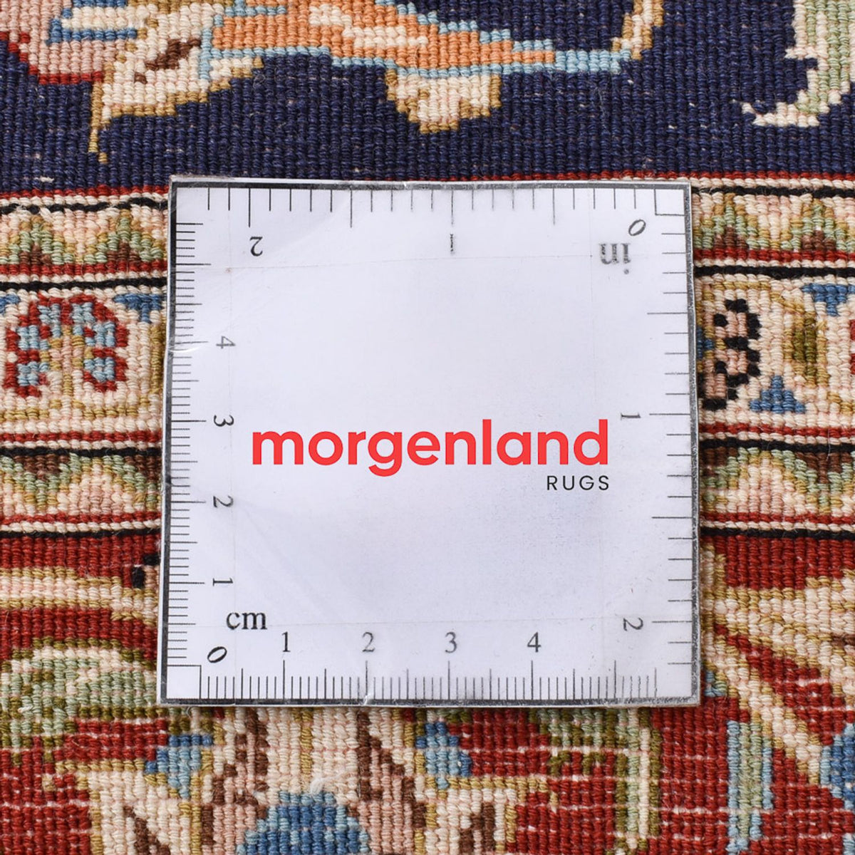 Tapis persan - Ghom - Royal - 203 x 133 cm - bleu foncé