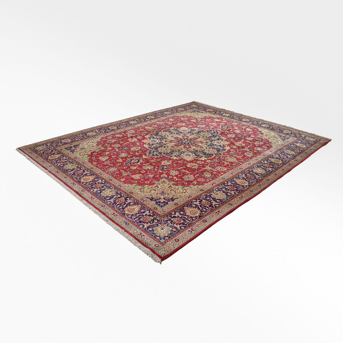 Tapis persan - Tabriz - Royal - 400 x 310 cm - rouge