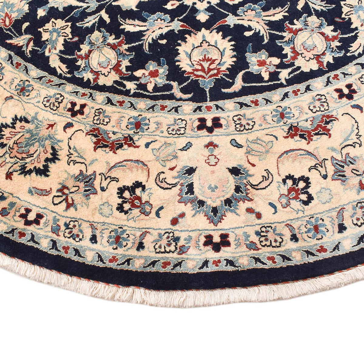 Tapis persan - Classique - 240 x 240 cm - bleu foncé