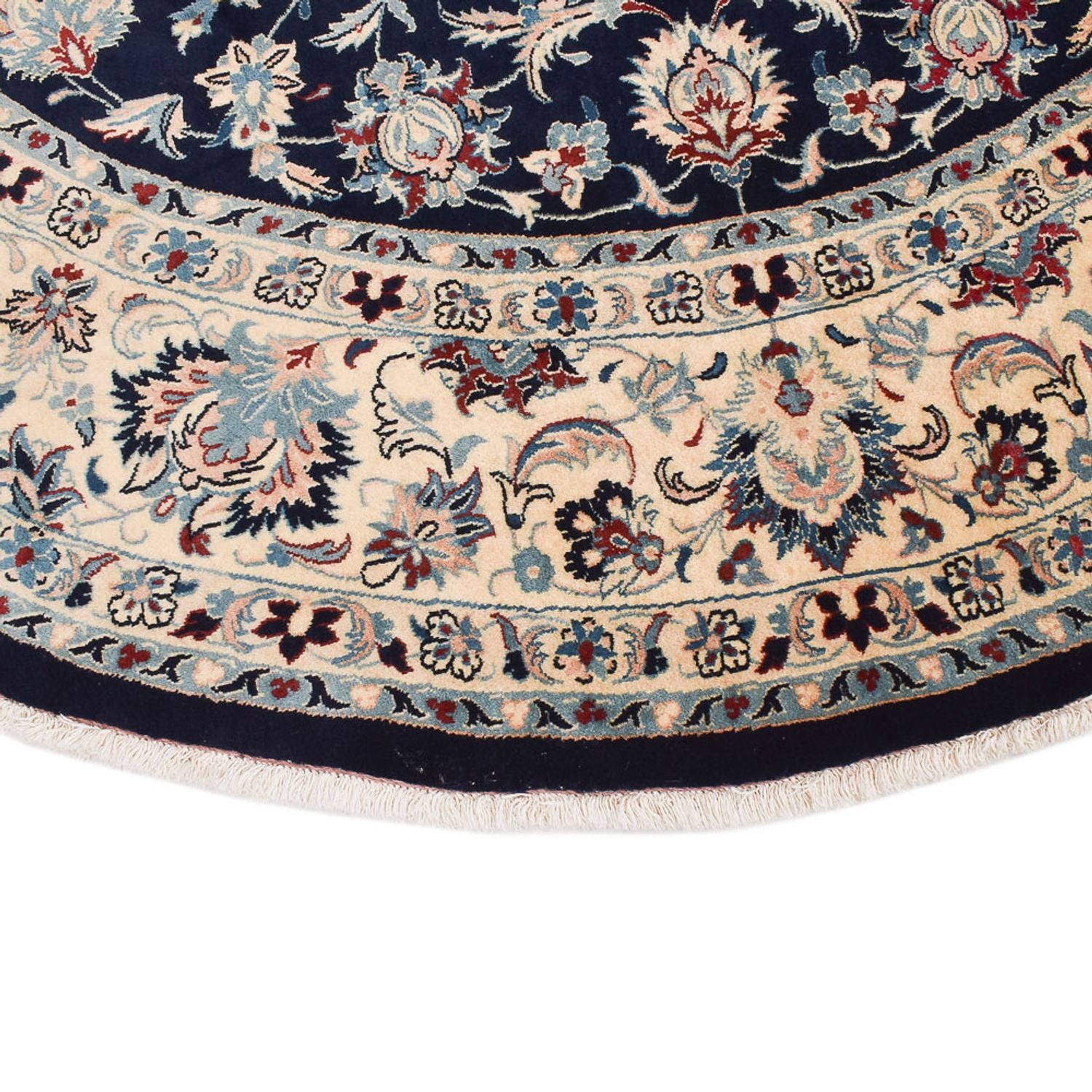 Tapis persan - Classique - 235 x 235 cm - bleu foncé