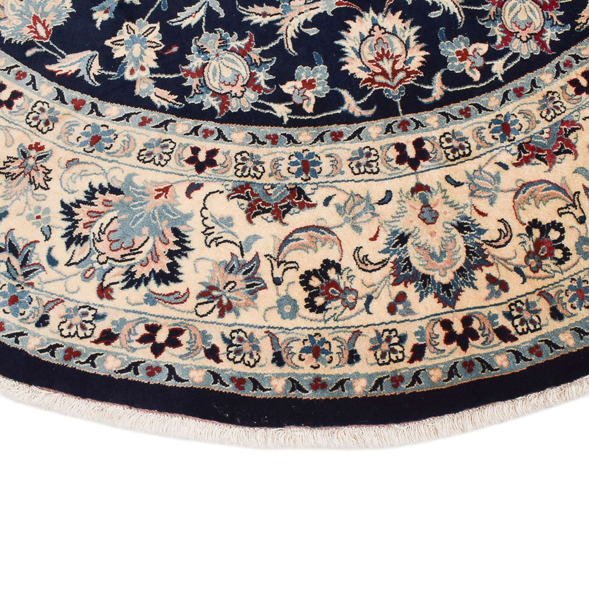 Tapis persan - Classique - 235 x 235 cm - bleu foncé